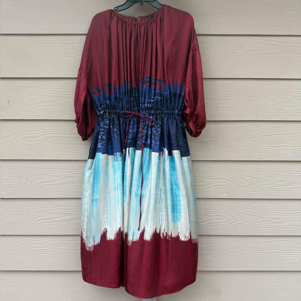 Aspesi multicolor printed dress